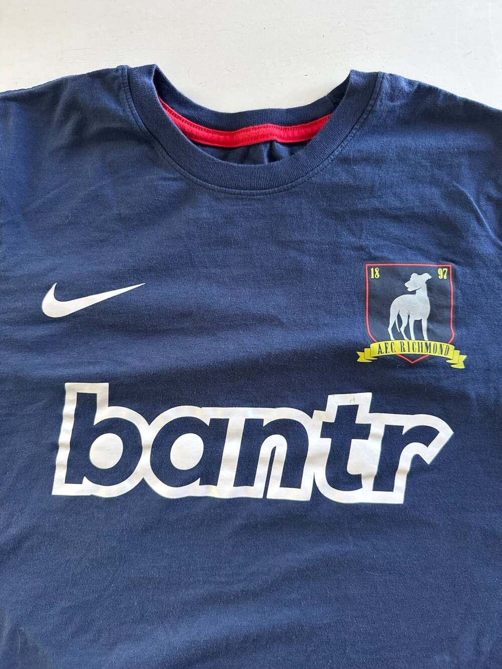 Nike AFC Richmond Men's Bantr T-Shirt Blue Ted Lasso Soccer Small